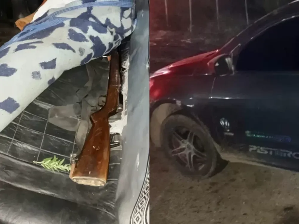 Lo sorprendieron con un arma de fuego en un control de Vallecito: también le radiaron el auto