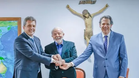 Massa, junto a Lula y Haddad: “Argentina y Brasil son socios indisolubles”