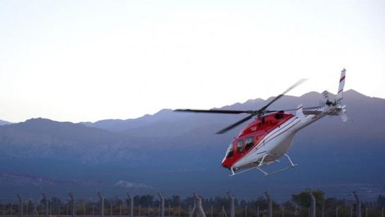 Joven con insuficiencia respiratoria fue trasladado en helicóptero al Hospital Rawson