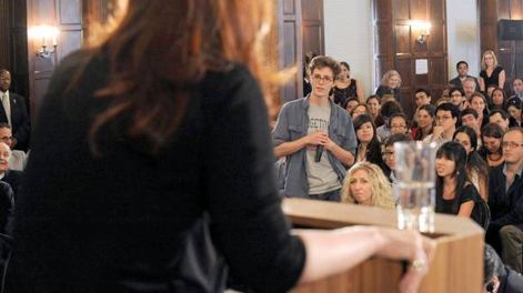 Las fuertes frases de CFK en Georgetown