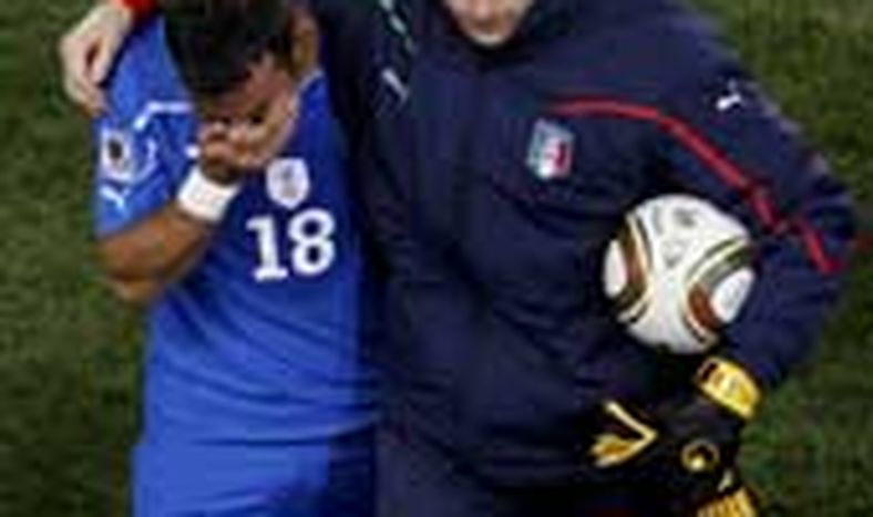Italia: Quedó fuera de la Copa
