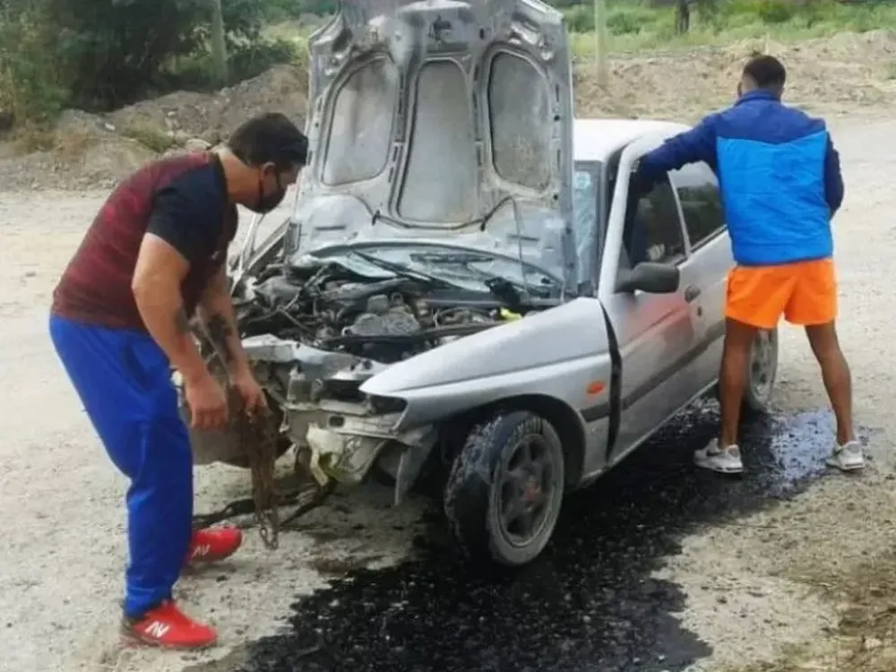 Estrellado, pero a salvo