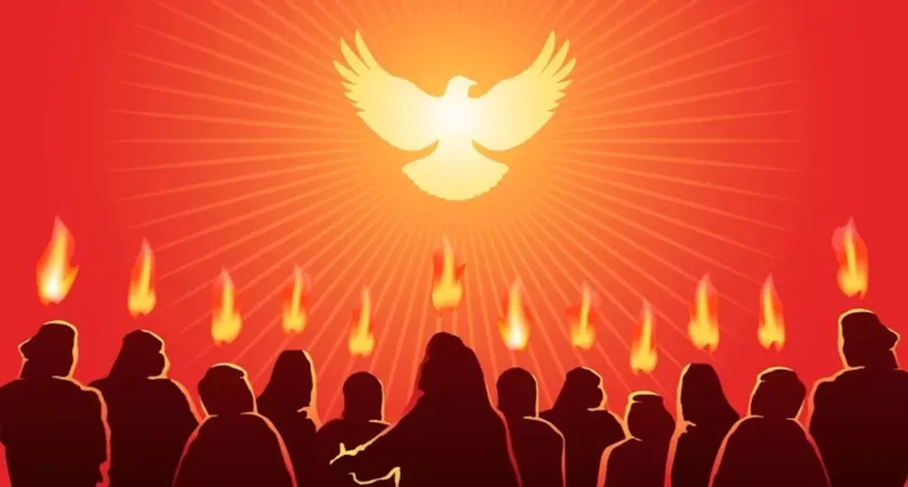 EL DOMINGO DE PENTECOSTÉS nos muestra, que el Espíritu Santo nos da sus dones para caminar juntos en la vida verdadera.