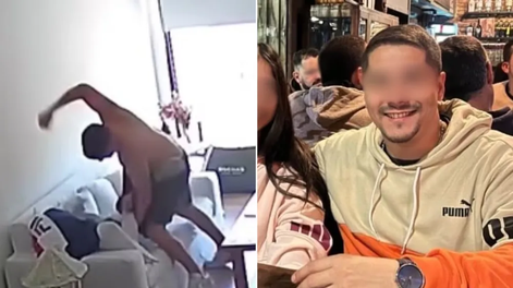 Tras los videos de la brutal golpiza, detuvieron al hombre acusado de amenazar de muerte a su ex pareja