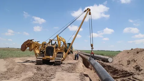 Quieren terminar el gasoducto antes del próximo invierno