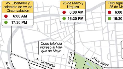 Domingo especial por el Ironman: mirá en detalle qué calles están cortadas