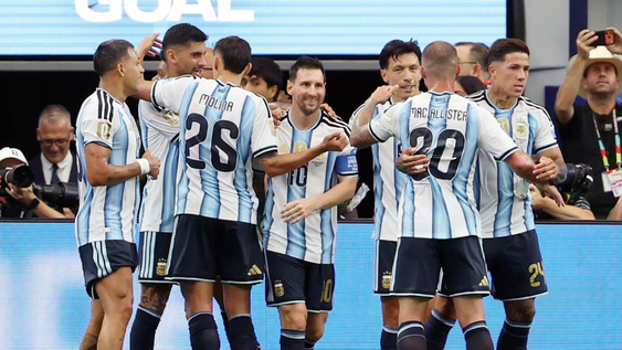 Selección argentina. Foto: EFE.