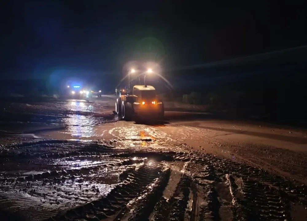 [VIDEOS] La lluvia del jueves convirtió algunas calles de Ullum en ríos