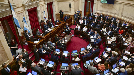 El Senado mientras debatía el acuerdo Mercosur-Unión Europea.