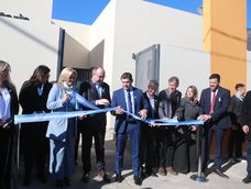 Orrego en la inauguración del nuevo CIC. Orrego en la inauguración del nuevo CIC.