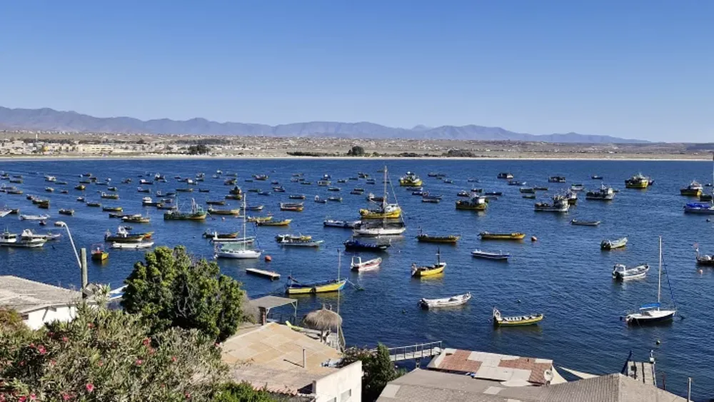 Una vista panorámica de Tongoy