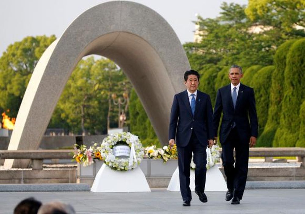 Histórica visita de Obama en Hiroshima