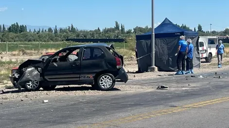 Tragedia en Ruta 40 y Calle 9, en Pocito