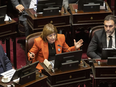 Patricia Bullrich, senadora.
