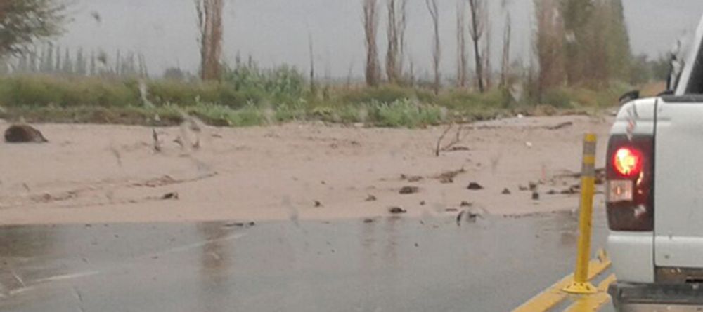 Una nueva tormenta afectó a Pocito