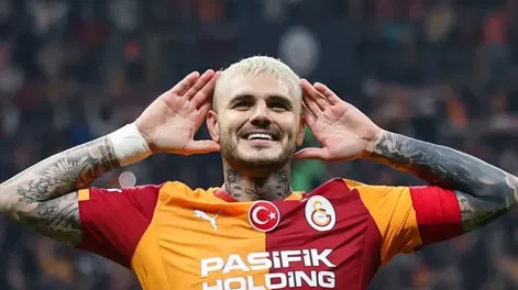 Mauro Icardi hizo historia en Galatasaray y rompió un récord histórico del fútbol turco