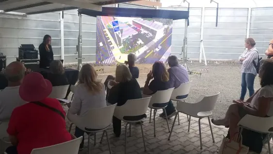 Otra vez grupo de vecinos se opone a autorizar una estación de servicios