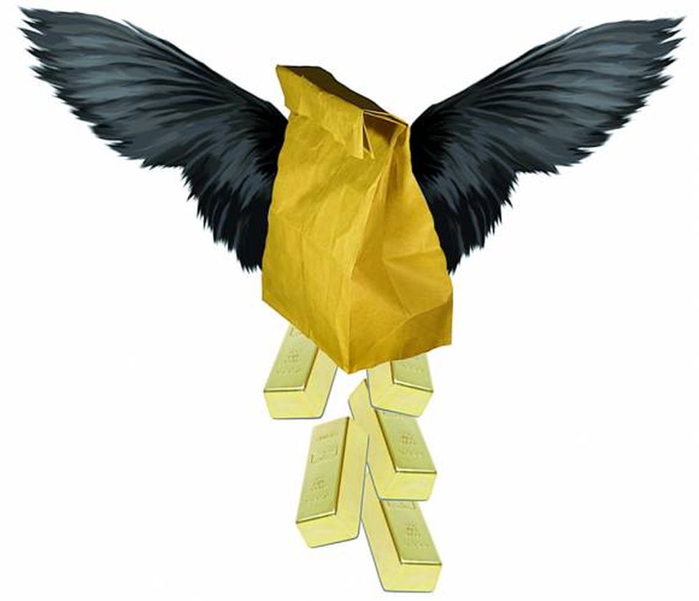 La onza de oro le gana a las acciones mineras