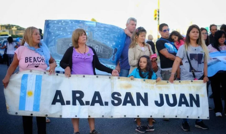 Familiares de víctimas del ARA San Juan.
