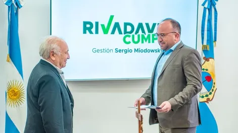Miodowsky nombró al nuevo secretario de Hacienda de Rivadavia y hubo rebranding municipal