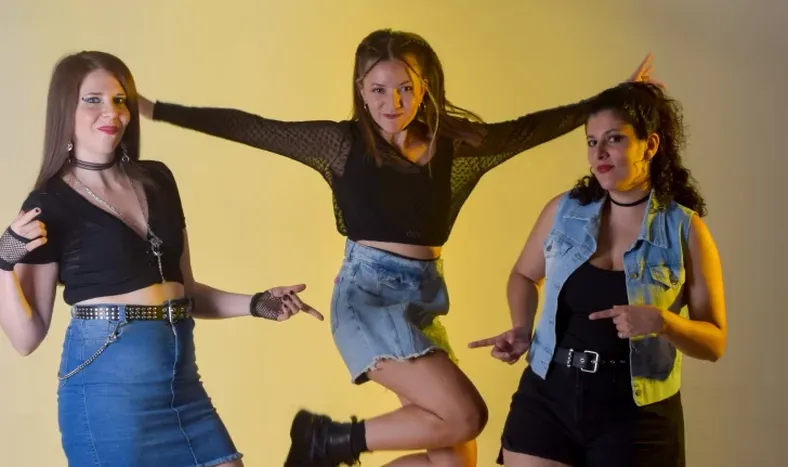 Las Juana Sonora:  Lucía Sánchez, Cecilia Tejada Castaño y Alba Sánchez Lucero (Foto Gentileza @NegroChecho)