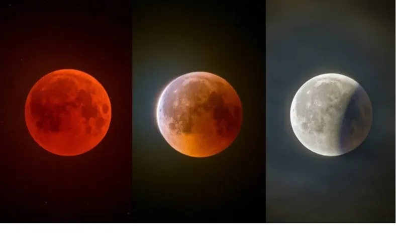 LUNA DE SANGRE. Las fases del eclipse total de Luna se verán entre la noche del jueves y la madrugada el viernes. Será el único fenómeno de este tipo en el año.