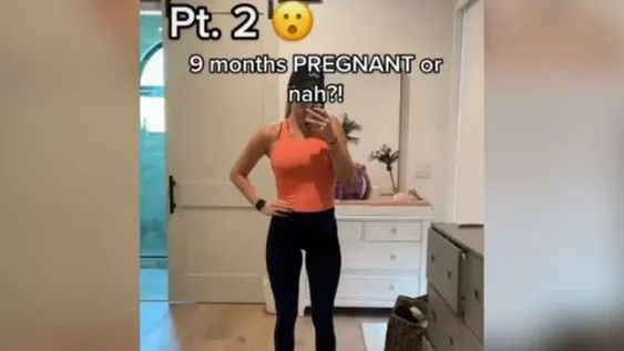 ¿Está embarazada?: la ilusión óptica que se volvió viral en TikTok