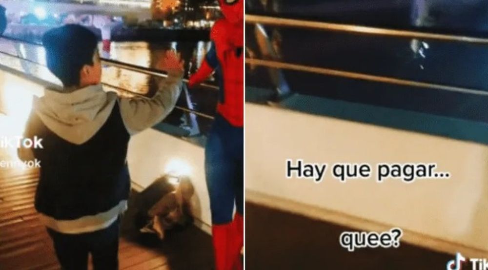 Conoció al “Hombre Araña” y se llevó una decepción