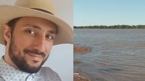 Cómo es el río por donde el presunto doble femicida cruzó en kayak para entrar a la Argentina