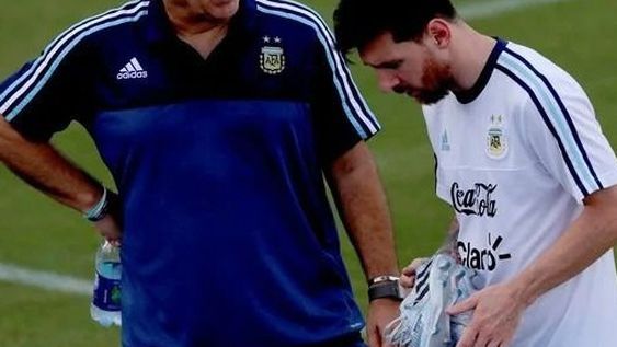 El récord del Tata con Messi