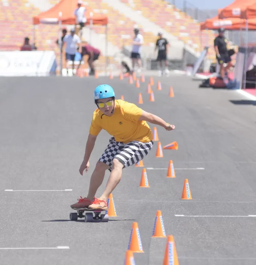 Larga el skateboarding slalom, con medallas y U$S 10.000 en premios