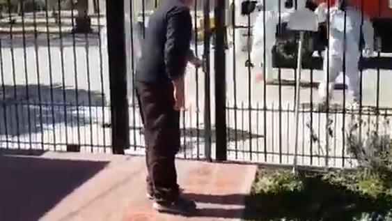 [VIDEO] El estricto operativo para dejar alimentos en los barrios bloqueados por Covid-19