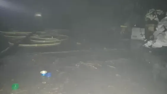 Ardió un depósito en Caucete y las pérdidas fueron totales