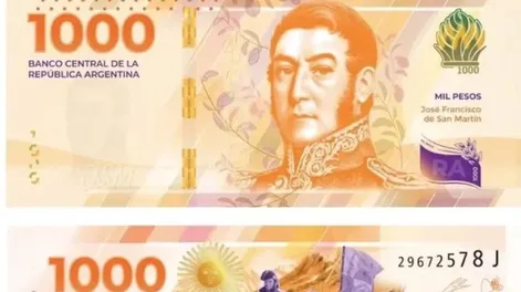 Volverá la cara de San Martín a un billete