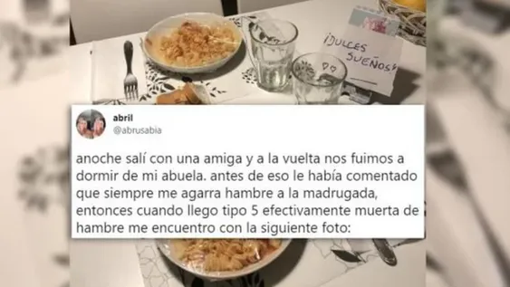Fue a una fiesta y cuando volvió se encontró con una sorpresa que le dejó su abuela