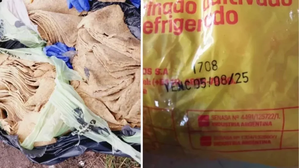 Detuvieron a un vendedor ambulante por hacer milanesas con papel higiénico
