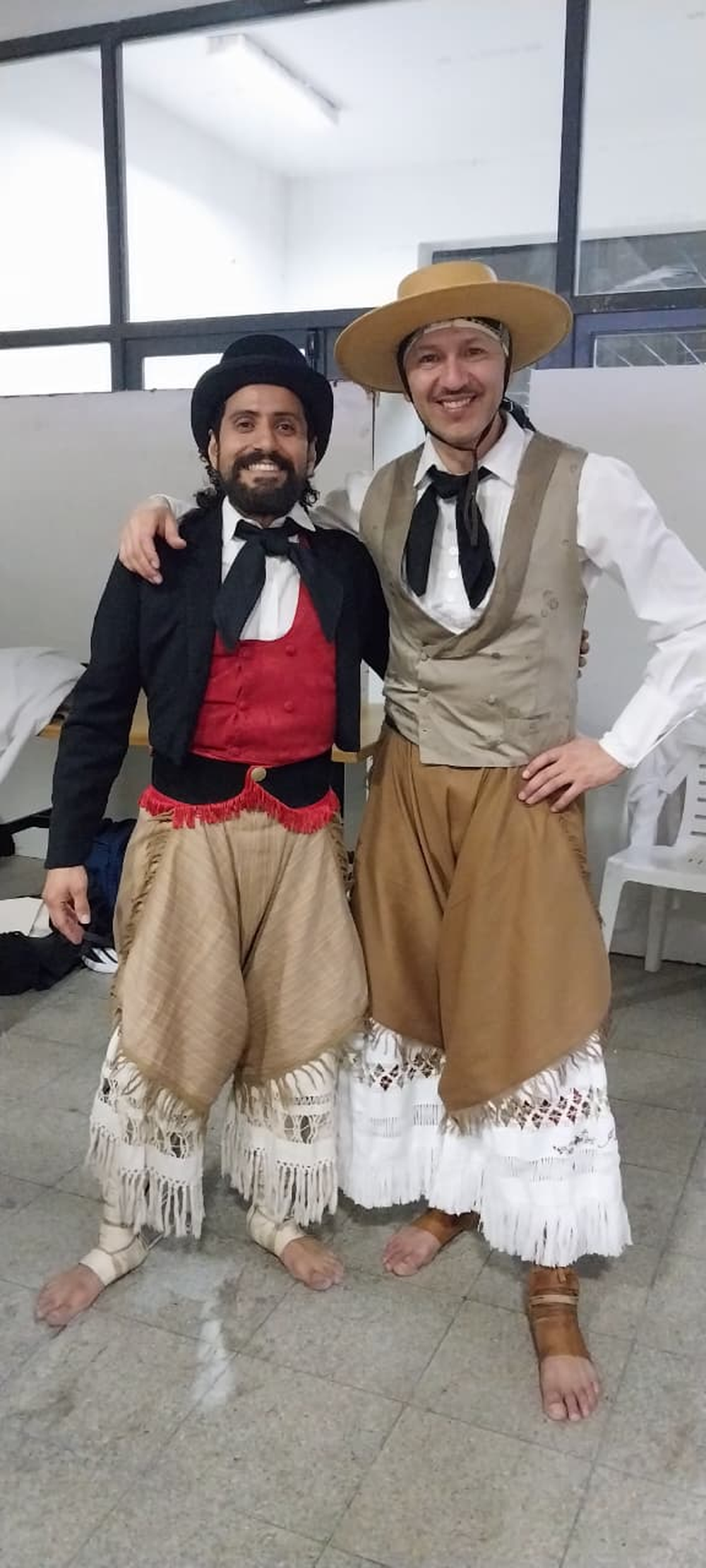Facundo junto a Juan Peletier