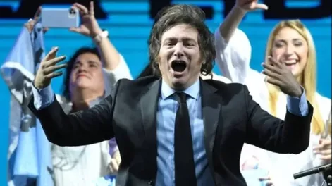Javier Milei celebró la victoria electoral en Salta y Chaco