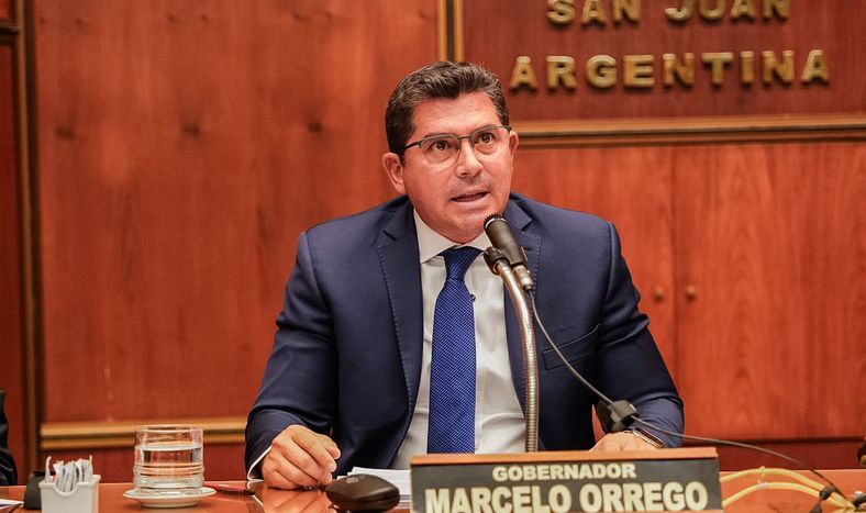 Marcelo Orrego durante su mensaja anual en la apertura sesiones 2026.