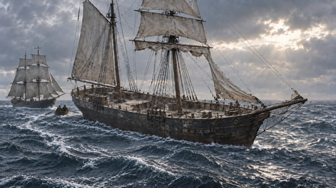 el barco que aparecio navegando sin tripulacion