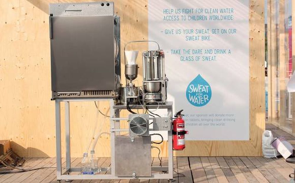 Convierten sudor en agua potable