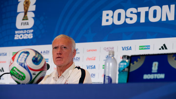 DidierDeschamps durante la conferencia de prensa.