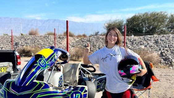 lucila agüero, pionera en el deporte motor femenino, regresa al karting: senti que tenia que volver