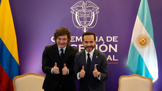 Javier Milei con Abelardo de la Espriella.