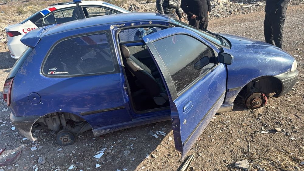 El auto que fue robado.&nbsp;