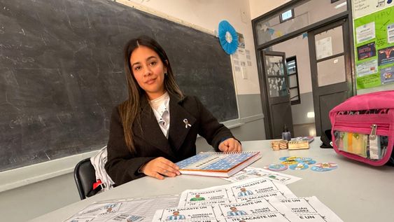 Estefanía Rivero, la docente sanjuanina que se hizo viral, dijo que su amor por la docencia nació gracias a la pandemia.