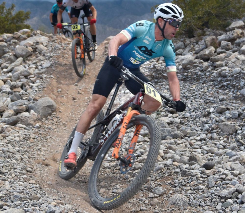 Demoledor. Hugo Pernini fue el mejor de la Copa Scott de Mountain Bike en Pocito.