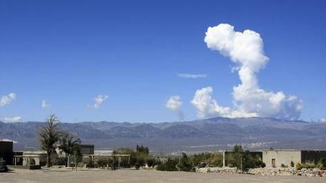Un pueblo termal, entre la tierra y el cielo