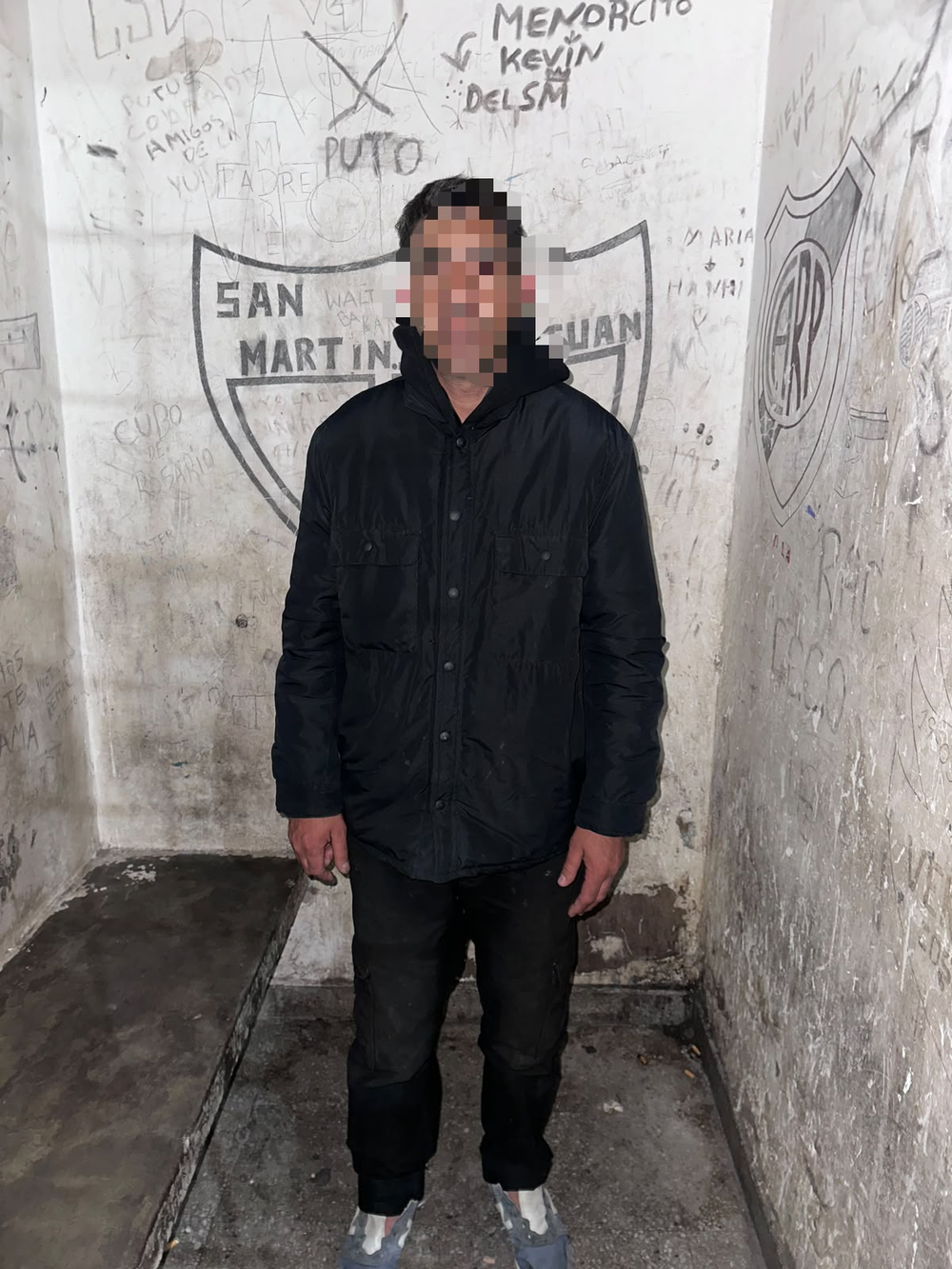 El detenido por la Policía.