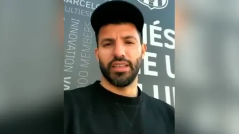 Kun Agüero luego de salir del hospital: “Ahora, a esperar por un tiempo”